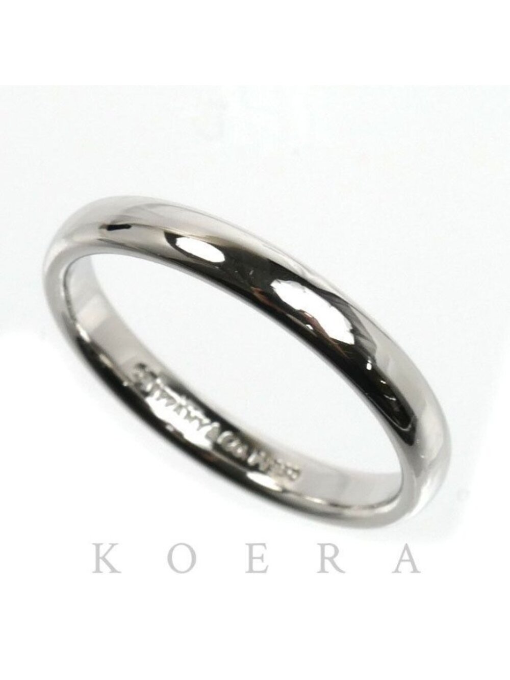 Tiffany & Co Platinum Forever Wedding Ring - Picture 1 of 10